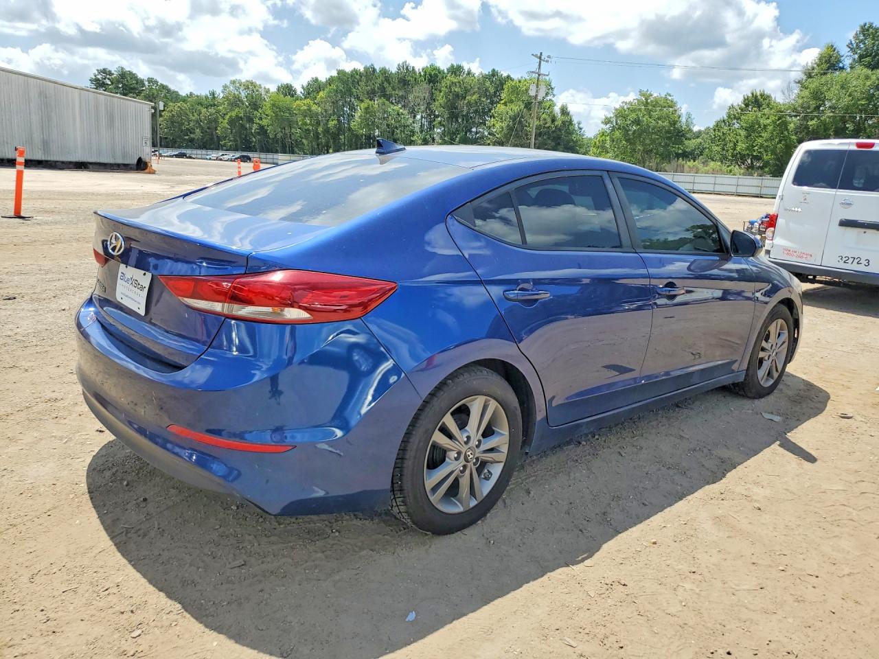 Hyundai Elantra with damage purchased in the Valley