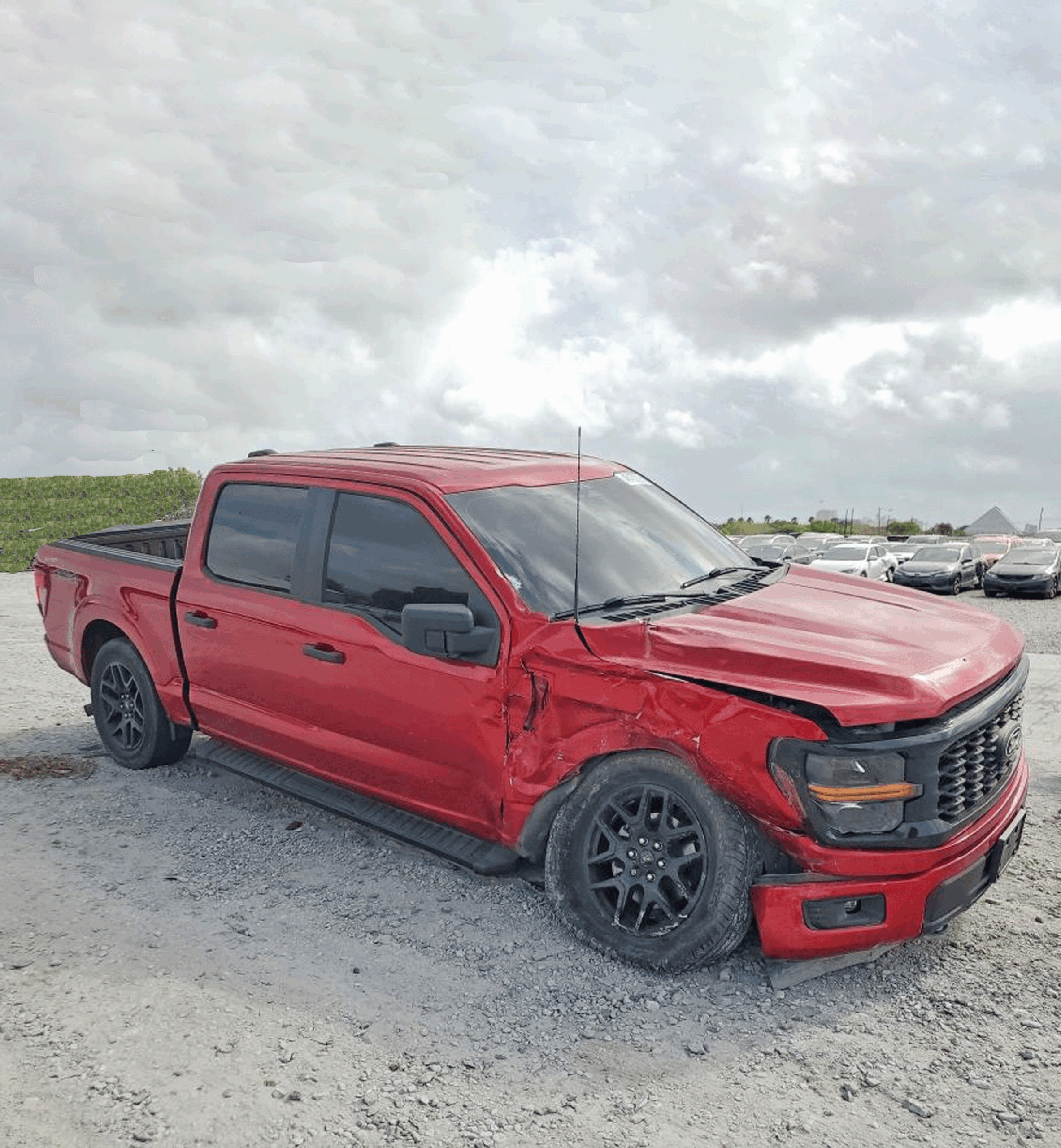 Ford F-150 with damage purchased in the Valley